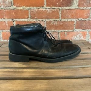 Kanders Black Leather Boots Size 11